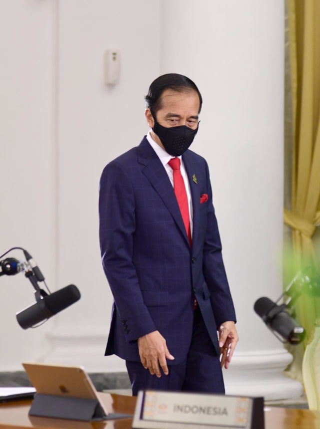 Presiden Jokowi hadiri KTT APEC 2020 secara Virtual.
 Foto: Foto: Muchlis Jr - Biro Pers Sekretariat Presiden