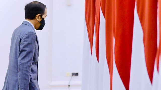 Presiden Jokowi hadiri KTT G20 Tahun 2020 secara virtual. Foto: Muchlis Jr - Biro Pers Sekretariat Presiden