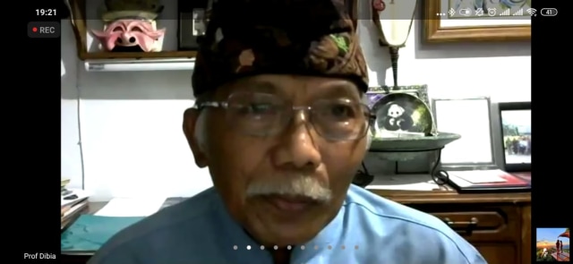 Guru besar Institut Seni Indonesia (ISI) Denpasar, Prof. Dr. I Wayan Dibia - IST
