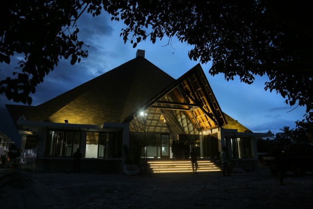 Foto: Melihat Masjid Nurul Hasanah Aceh yang Diresmikan Nova Iriansyah di Palu (660119)