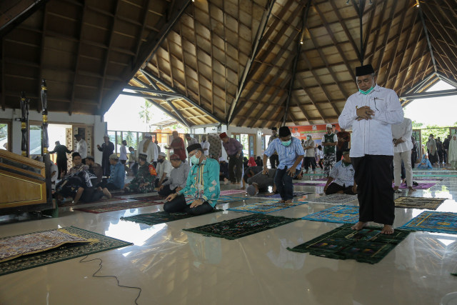 Foto: Melihat Masjid Nurul Hasanah Aceh yang Diresmikan Nova Iriansyah di Palu (660127)