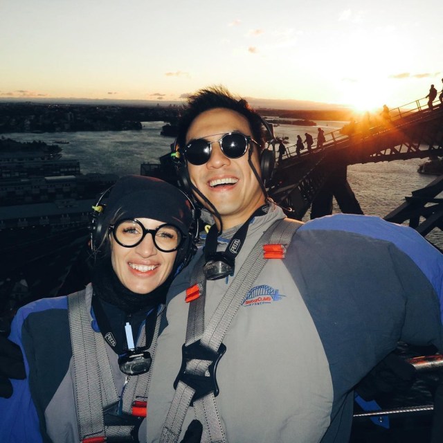 VJ Daniel Mananta dan istrinya. Foto: Instagram @vjdaniel