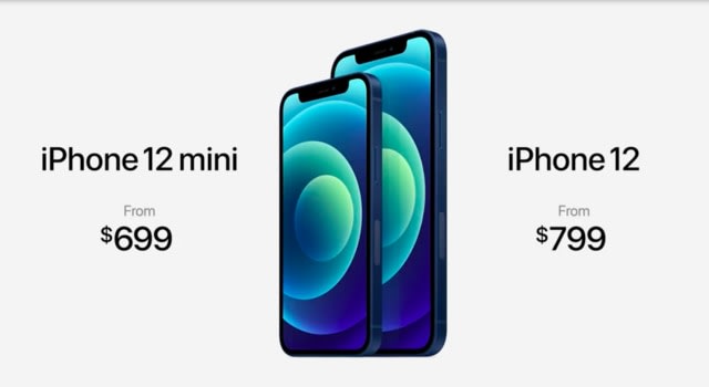 Harga iPhone 12 Mini dan iPhone 12. Foto: Apple