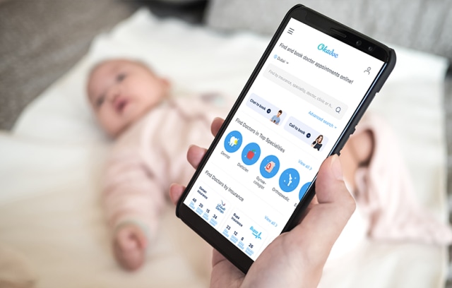 Aplikasi Okadoc, via: motherbabychild.com