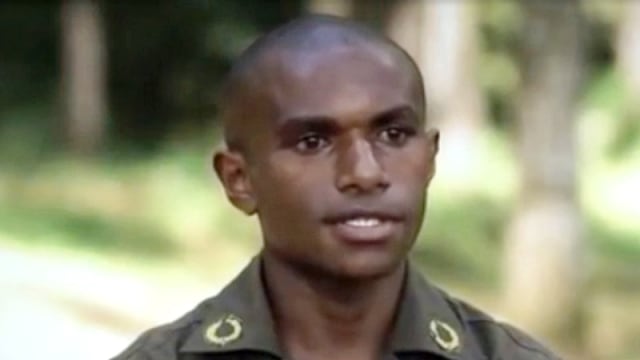 Samuel Wema, taruna Akmil TNI AD asal Papua yang nekat mendaftar tanpa memberitahu orang tua. Foto: Antara 