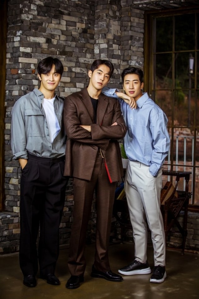 Nam Do San (Nam Joo Hyuk), Kim Yong San (Kim Do Wan), dan Lee Chul San (Yoo Su Bin). Dok: tvN