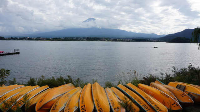 Pemandangan Gunung Fuji dari Danau Kawaguchiko. Dokumentasi: Pribadi.