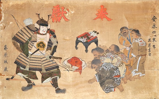 Ilustrasi kehidupan Jepang masa lampau. Sumber: Wikimedia Commons