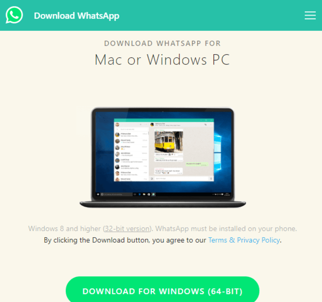dơnload whatsapp for mac