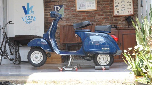 Baru Jalan 47 Km, Vespa P150S Strada Lansiran 1984 Dijual Rp 150 Juta (299483)