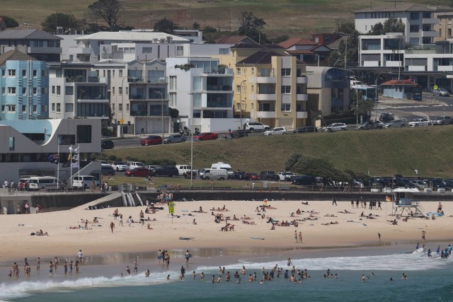 Suasana di Pantai Bondi di Sydney, Australia, Selasa (1/12). Foto: Loren Elliott/Reuters