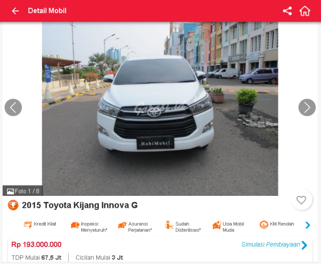 Berburu Toyota Innova Reborn Bekas, Mulai dari Rp 190 Jutaan (31052)