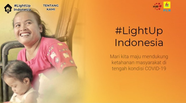Tangkapan layar situs web Light Up Indonesia, Foto: Dok. www.lightup.id