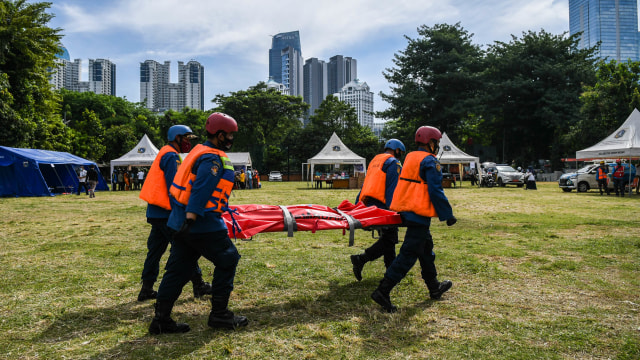 Foto: Melihat Simulasi Penanganan Bencana Alam Di Jakarta | Kumparan.com