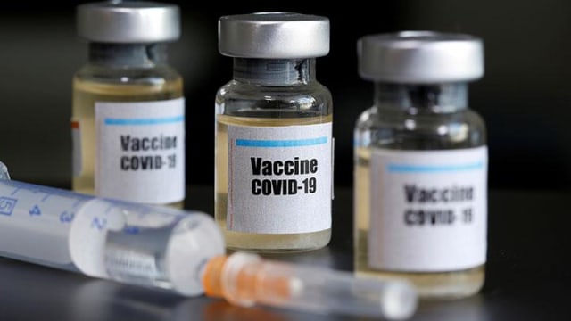 Ilustrasi vaksin COVID-19. REUTERS/Dado Ruvic