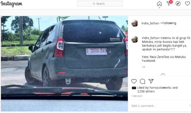 Viral Foto Avanza Baru Tanpa Gardan Belakang, Ini Kata Toyota (22126)