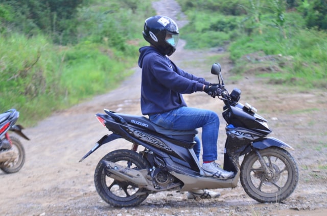 Test Ride Suzuki Nex Crossover, Motor Matik yang Bisa Diajak Main Tanah (69793)