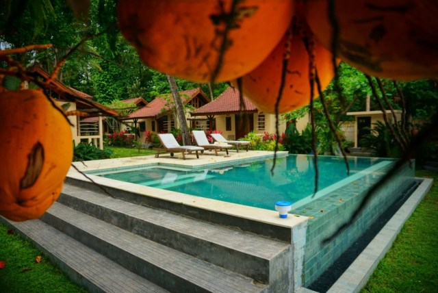 Infinity swimming pool Be Ocean Krui, Kamis (19/11) | Foto: Syahwa Roza Hariqo/Lampung Geh