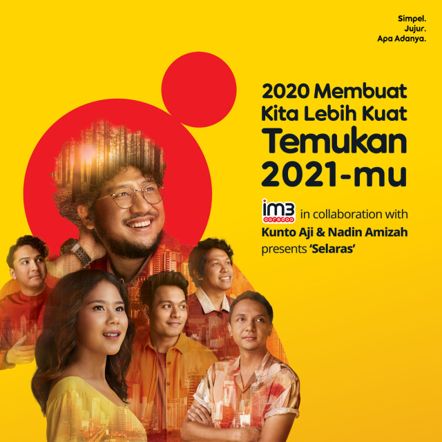 Bangkitkan Optimisme, IM3 Ooredoo Ajak Kunto Aji & Nadin ...