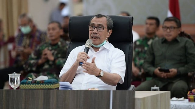 Gubernur Riau Syamsuar Mulai Membaik Usai 3 Hari Dirawat Akibat Corona (370421)