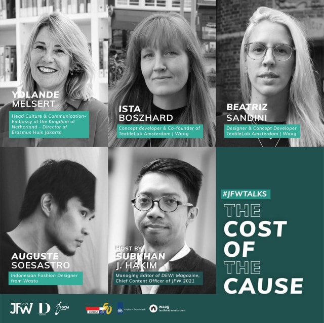 Webinar The Cost of the Cause, Jakarta Fashion Week 2021.Dokumentasi: JFW.