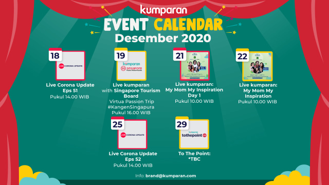 Event Calendar Desember 2020. Foto: kumparan