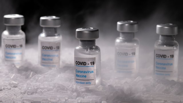 Ilustrasi vaksin corona. Foto: Dado Ruvic/REUTERS