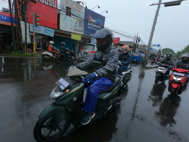 Mencoba Yamaha Gear 125 Jakarta-Sentul, Konsumsi BBM Tembus 47,9 Km/liter (18994)