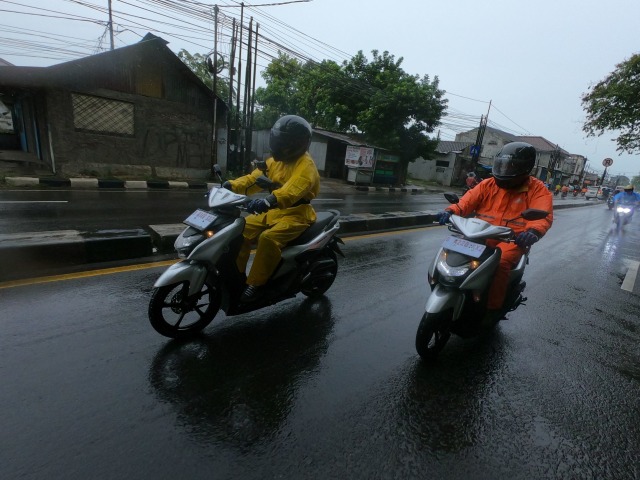 Test ride Yamaha Gear 125 dari Jakarta ke Sentul. Foto: dok. YIMM