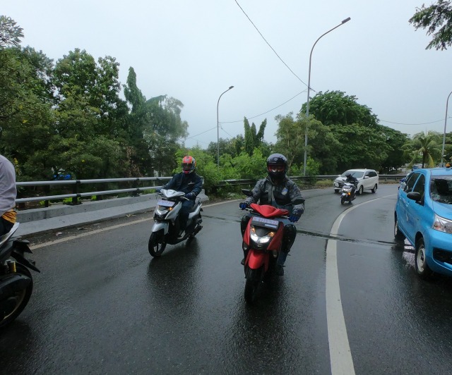 Mencoba Yamaha Gear 125 Jakarta-Sentul, Konsumsi BBM Tembus 47,9 Km/liter (18997)