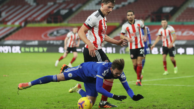 Sheffield vs Leicester: Bermain Tandang, The Foxes Menang (24963)