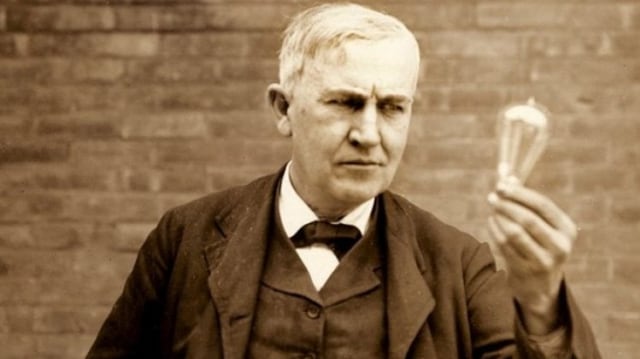 Foto: Thomas Alva Edison. Dok: Wikimedia Commons.