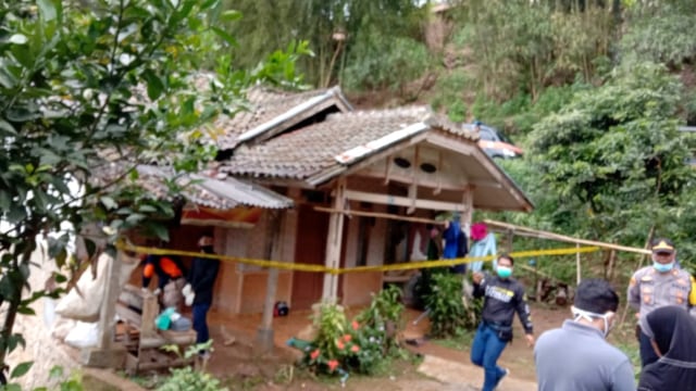 Lokasi penemuan mayat di Kampung Legok Kerteuw, Desa Sukanegara, Kecamatan Soreang, Kabupaten Bandung. Foto: Dok. Istimewa