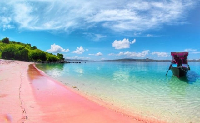 Pesona Pantai Tangsi (Pantai Pink) di Lombok (Foto: nativeindonesia.com)