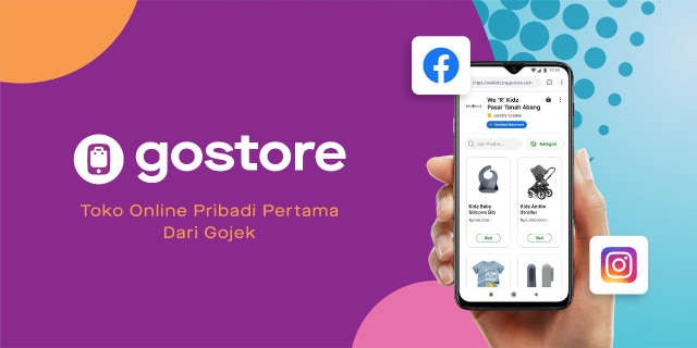 GoStore, toko online pribadi dari Gojek. Foto: Dok. Gojek