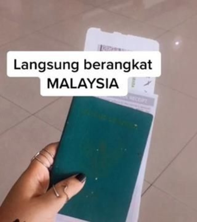 Viral wanita bernama Dinda Ayu Lubaba terbang ke Malaysia hanya ingin mencicipi Es ABC yang sering muncul di film Upin Upin. (Foto: TikTok @babaayu)