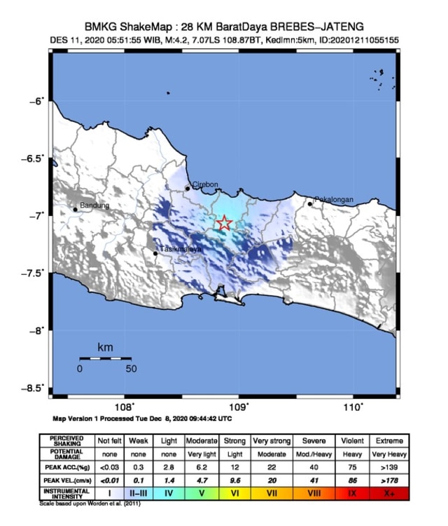 Sesar Brebes Aktif, Gempa Guncang Brebes, Kuningan, Dan Cirebon ...