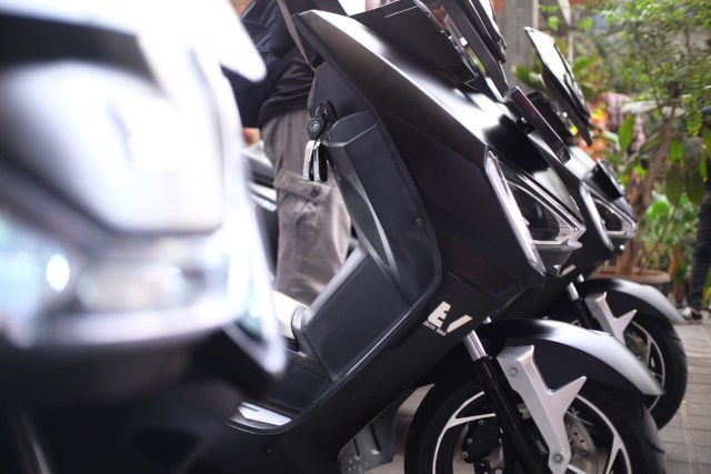 Sepeda motor listrik United e-Motor T1800. Foto: Bangkit Jaya Putra/kumparan