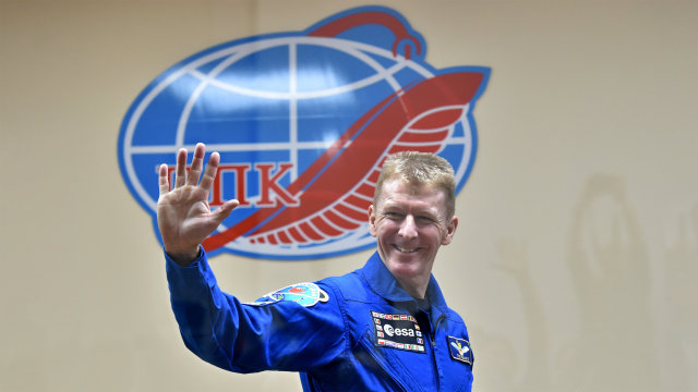Astronot Inggris Tim Peake. Foto: Kudryavtsev / AFP