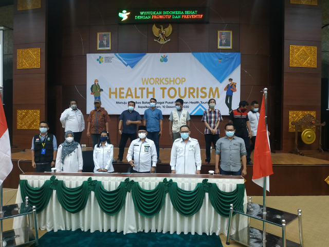 Program workshop Health Tourism yang di helat Bapelkes Kota Batam yang dikuti se-indonesia melalui daring. Foto: Rega/kepripedia.com