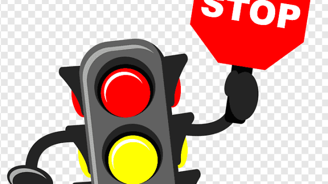 Ilustrasi lampu lalu lintas