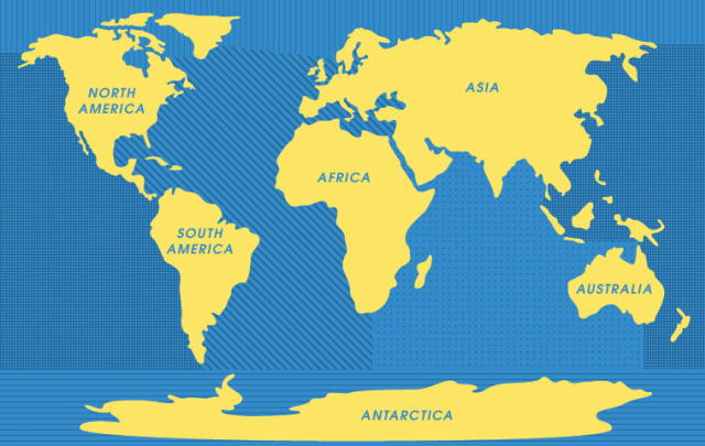 Benua di Dunia Foto: dok 7 Continents of The World