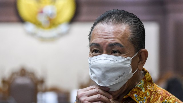 Terpidana kasus cessie Bank Bali Djoko Tjandra saat menjalani sidang lanjutan di Pengadilan Tipikor, Jakarta, Kamis (17/12). Foto: M Risyal Hidayat/ANTARA FOTO