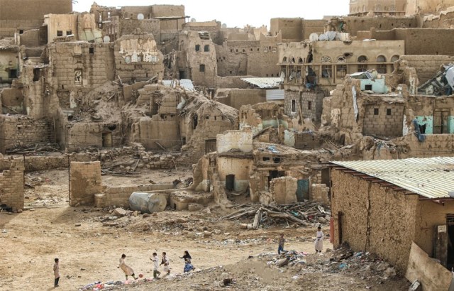 Keadaan di Sana'a, Ibukota Yaman yang menjadi dampak dari konflik saudara