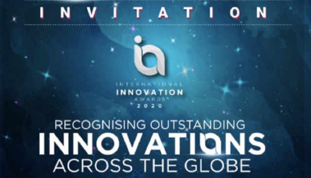 International Innovation Award 2020.  Foto: Dok. Istimewa