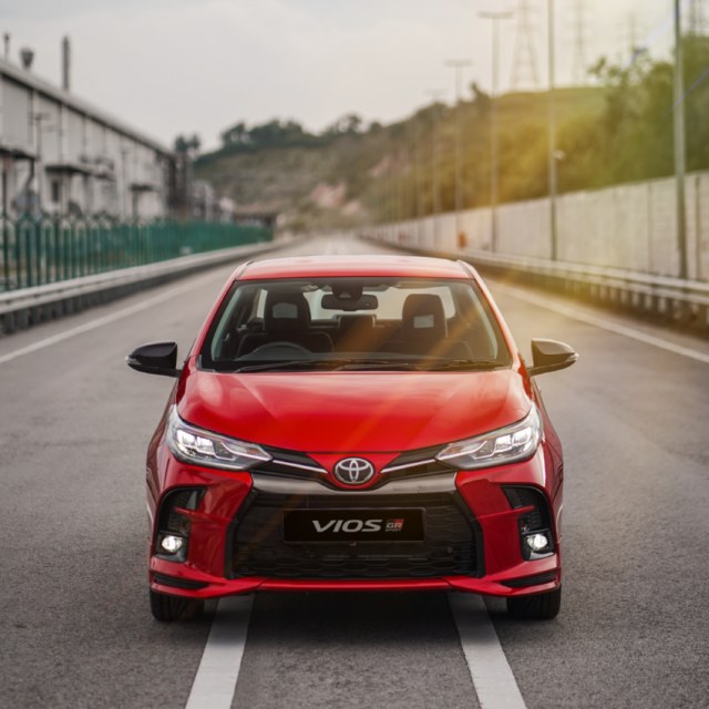 Tampilan depan Toyota Vios GR-S. Foto: Paultan