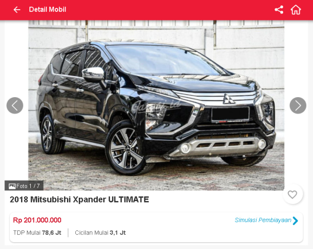 Harga Mitsubishi Xpander Bekas, Ada yang Rp 160 Jutaan (31660)