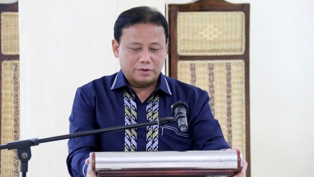 Abhan, saat siaran Pers Bersama Satuan Tugas Netralitas ASN dalam Pilkada 2020. Foto: KASN