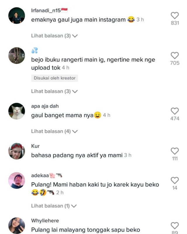 Lewat Live Instagram Emak Emak Ini Suruh Anaknya Segera Pulang Kumparan Com