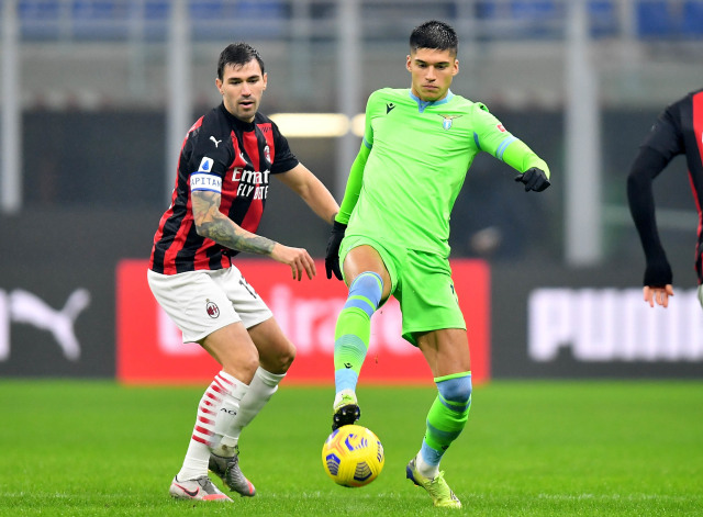 Pertandingan Liga Serie A antara AC Milan melawan Lazio di San Siro, Milan, Italia, Rabu (23/12/2020). Foto: Daniele Mascolo/REUTERS